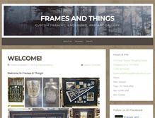 Tablet Screenshot of framesandthings.com